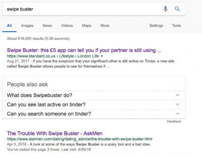 Swipebuster is Now Cheaterbuster